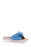 Ron White Frani Slide Sandal In Blue