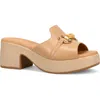 Ron White Gwyna Platform Slide Sandal In Animal Print