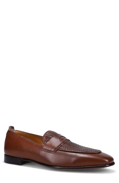 Ron White Ivan Water Resistant Loafer In Whiskey
