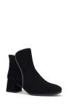 Ron White Janelle Water Resistant Bootie In Onyx Suede