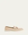 Ron White Men's Jaxon Weatherproof Suede Tassel Loafers In Buck