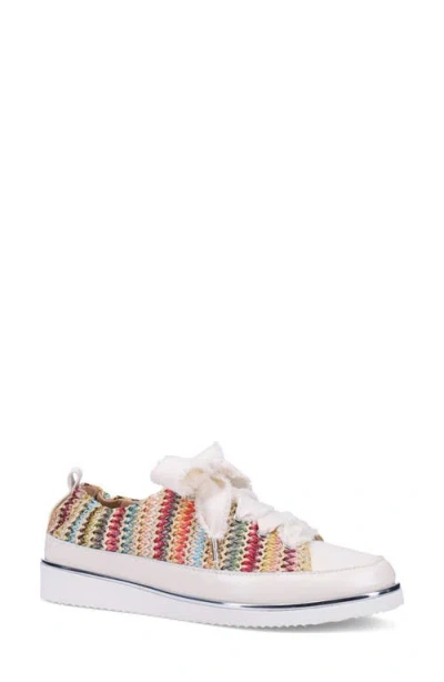 Ron White Novella Raffia Sneaker In Southwest