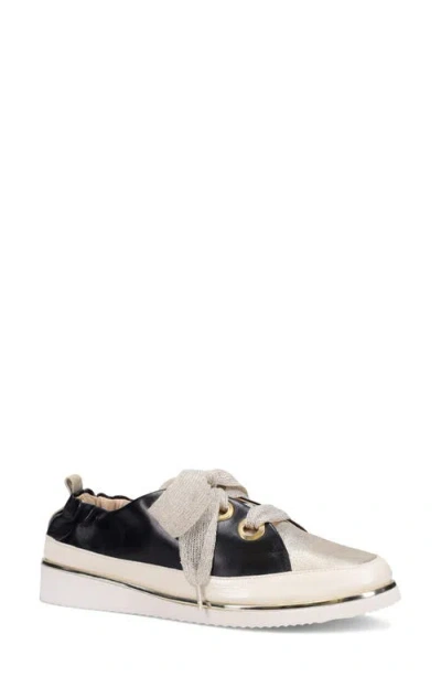 Ron White Novena Sneaker In Onyx/platino