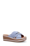 Ron White Patrika Platform Wedge Slide Sandal