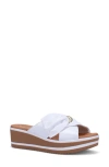 Ron White Patrika Platform Wedge Slide Sandal