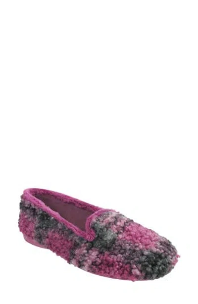 Ron White Petunia Boucé Wool Slipper In Raspberry