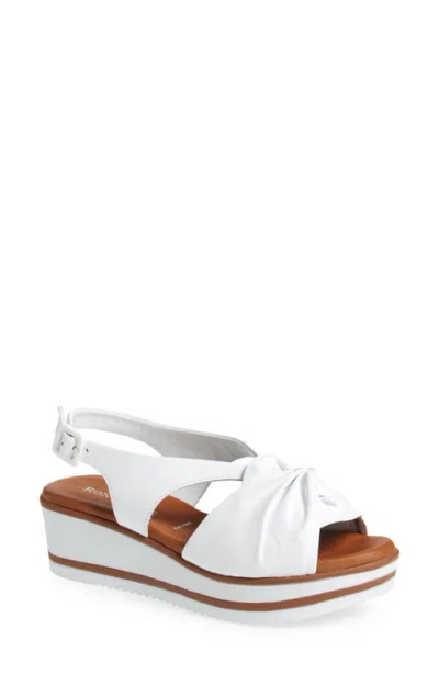 Ron White Prissy Slingback Platform Wedge Sandal