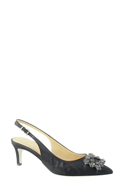 Ron White Queenie Pointed Toe Pump In Onyx