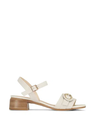 Ron White Seraphina Buckle-detail Sandals In White