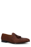 Ron White Silas Water Resistant Tassel Loafer In Cognac
