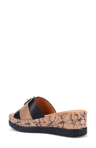 Ron White Taelyn Slide Platform Sandal In Multi