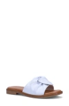 Ron White Veronica Slide Sandal In White