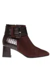 Ron White Women Linzi Ankle Boot In Chocolate In Gold