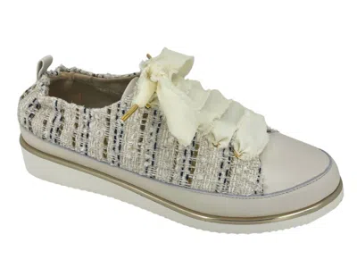 Ron White Women's Novella Boucle Athleisure Sneaker In Multi In Neutral