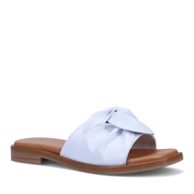 Ron White Women Veronica Sandals In White Napa In Multi