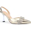 Ron White X The Devil Wears Prada Slingback Pointed Toe Pump In Silver