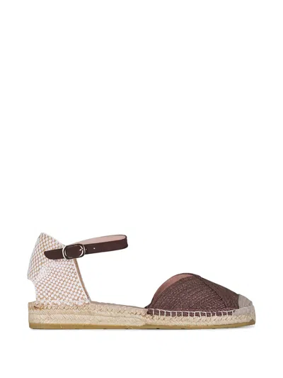 Ron White Yulia Woven Espadrilles In Brown