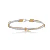 Ronaldo Women's Leap Of Faith Bracelet In Gold And Sterling Silver In Multi