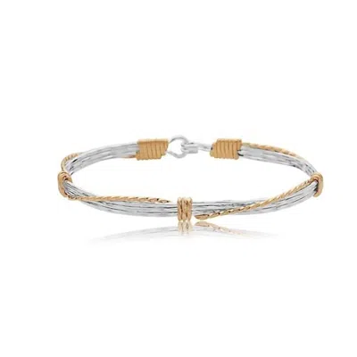 Ronaldo Women's Leap Of Faith Bracelet In Gold And Sterling Silver In Multi