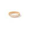 Ronaldo Women's Power Of Prayer Ring In Gold With Sterling Silver Beads In Multi