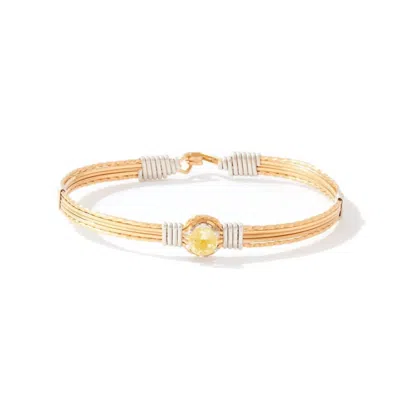 Ronaldo Women's Shining Star November Bracelet In Gold