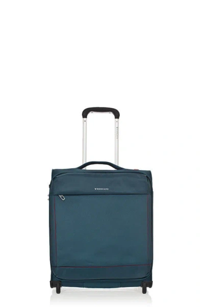 Roncato Connection Cabin Trolley 50cm 2w Dark Green In Blue