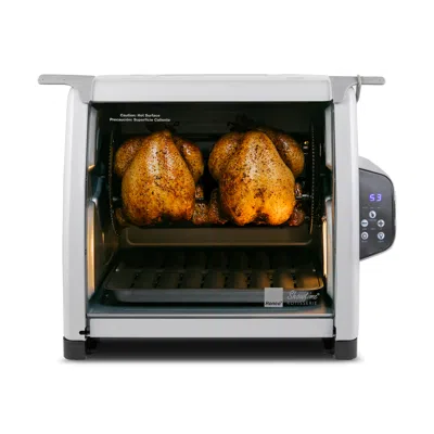 Ronco 6000 Platinum Series Rotisserie Oven With Rotisserie Spit And Multi-purpose Basket In Brown