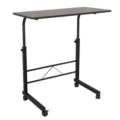Rondzakz Removable P2 15mm Chipboard & Steel Side Table Black In Gray