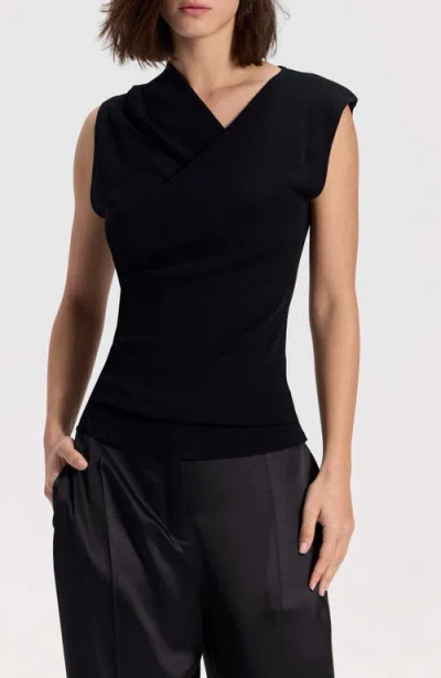 Ronen Chen Asymmetric Tank Top In Black