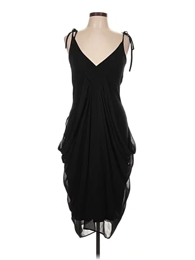 Pre-owned Ronen Chen Cocktail Dress In Black