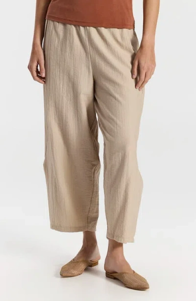Ronen Chen Dror High Waist Mid-length Pants In Neutral