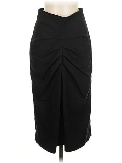 Pre-owned Ronen Chen Formal Skirt In Black