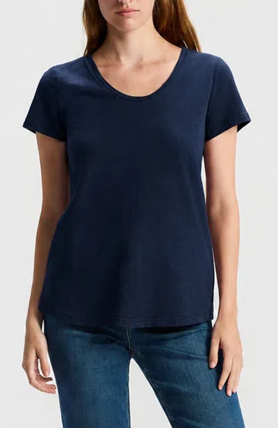 Ronen Chen Harper Relaxed Round-neck Tee In Navy Blue