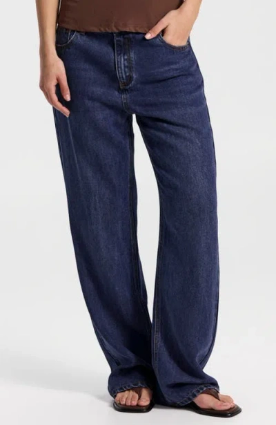 Ronen Chen High-rise Lightweight Jeans In Blue
