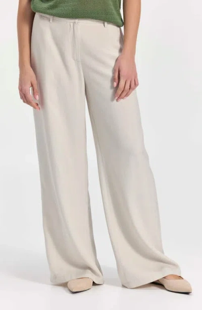 Ronen Chen Straight Wide-leg Pants In Gray