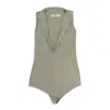 Roni Ilan Ecru Sleeveless Bodysuit
