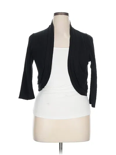Pre-owned Ronni Nicole Cardigan Sweater In Black