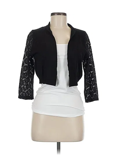 Pre-owned Ronni Nicole Cardigan Sweater In Black