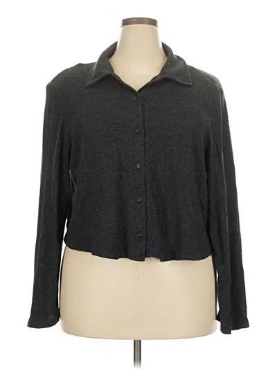 Pre-owned Ronni Nicole Cardigan Sweater In Gray