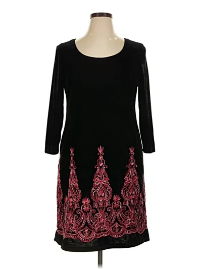 Pre-owned Ronni Nicole Casual Dress In Black