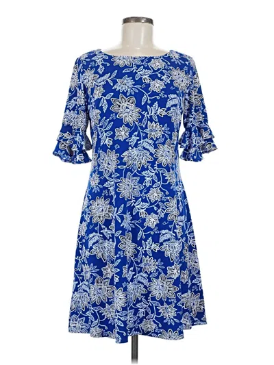 Pre-owned Ronni Nicole Casual Dress In Blue