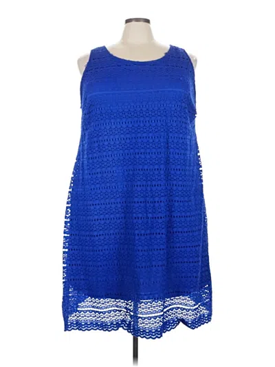 Pre-owned Ronni Nicole Casual Dress In Blue