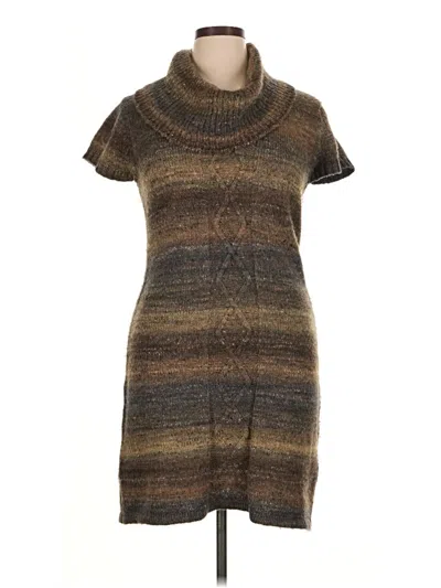 Pre-owned Ronni Nicole Casual Dress In Brown