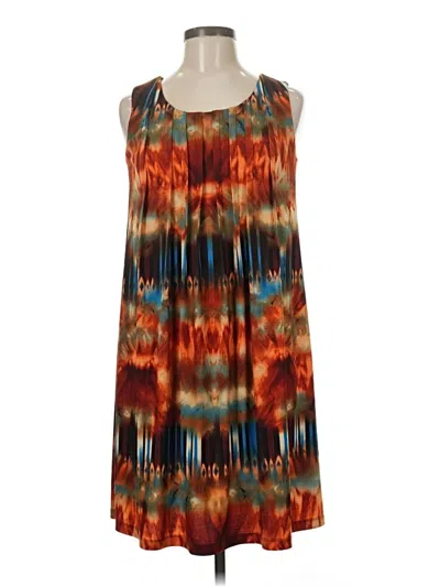 Pre-owned Ronni Nicole Casual Dress In Brown