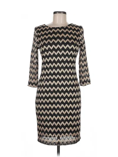 Pre-owned Ronni Nicole Casual Dress In Gold