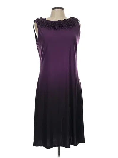 Pre-owned Ronni Nicole Casual Dress In Purple
