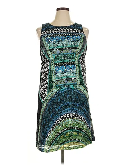 Pre-owned Ronni Nicole Casual Dress In Teal
