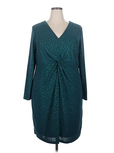 Pre-owned Ronni Nicole Casual Dress In Teal