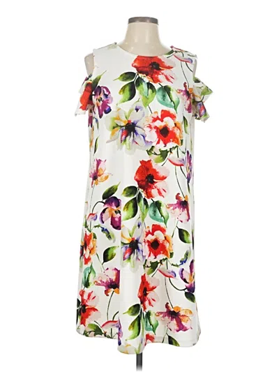 Pre-owned Ronni Nicole Casual Dress In White
