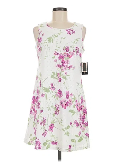 Pre-owned Ronni Nicole Casual Dress In White